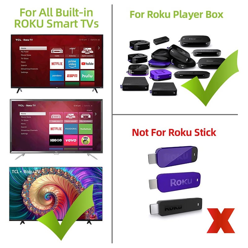 Lucky Star جهاز تحكم بديل لجميع تلفزيونات Roku وأجهزة Roku - Image 2